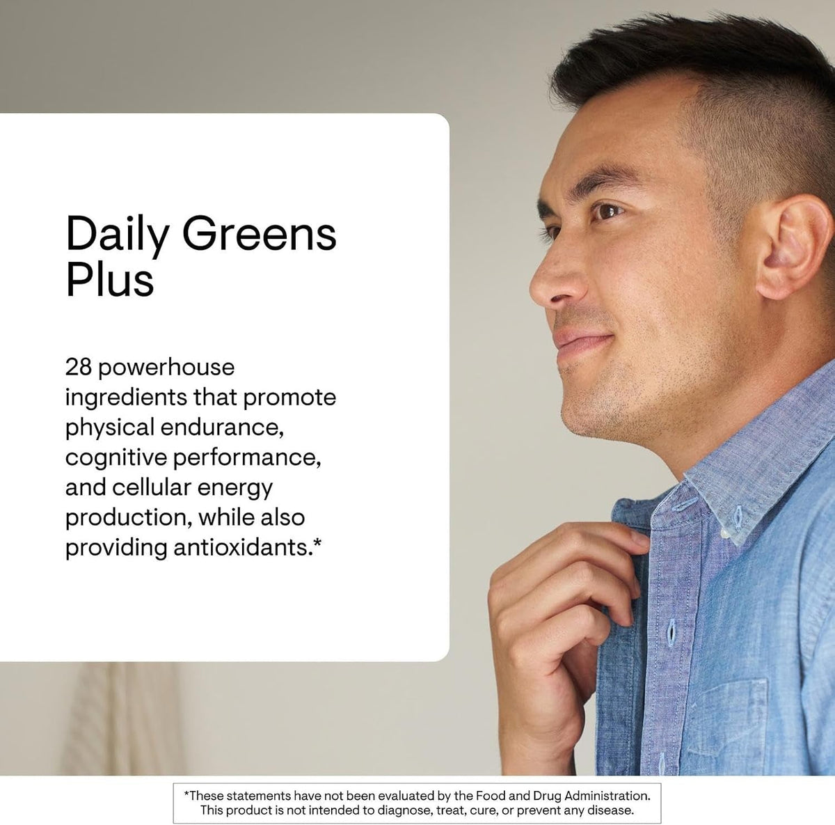 Thorne Daily Greens Plus Powder, Greens Flavor, 7.2 oz - SP687-Bottle - LL Medico