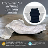 ThreadedArmor Protective Brief Adult Diaper - 1-PBSO.S.black-LL - LL Medico