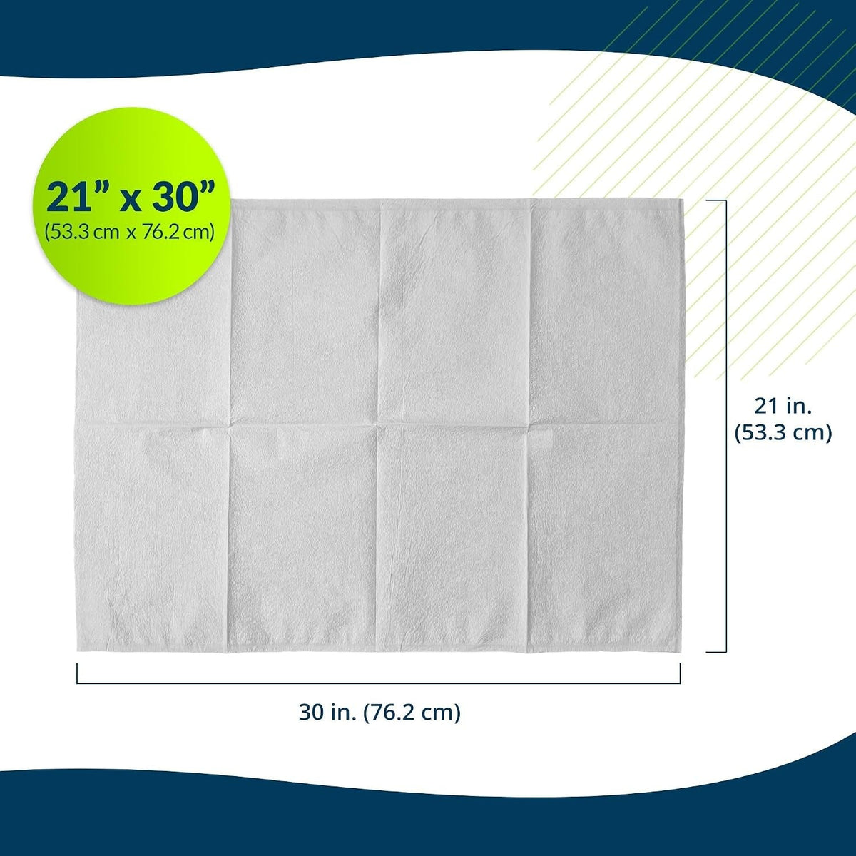 TIDI Disposable Pillowcase, White, 21" x 30" - 919365-Case - LL Medico