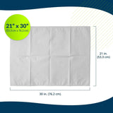 TIDI Disposable Pillowcase, White, 21" x 30" - 919365-Case - LL Medico