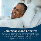 TIDI Disposable Pillowcase, White, 21" x 30" - 919365-Case - LL Medico