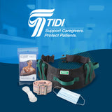 Tidi Posey Drain Bag Holder with Straps, 10.5 x 13.5 Inch, Canvas - 8215-Single - LL Medico