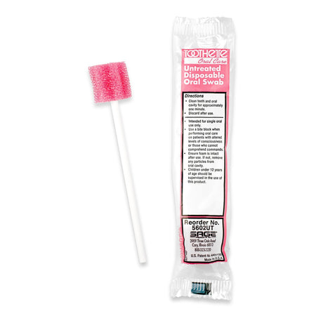 Toothette Untreated Disposable Oral Swab - 5602UT-Box - LL Medico