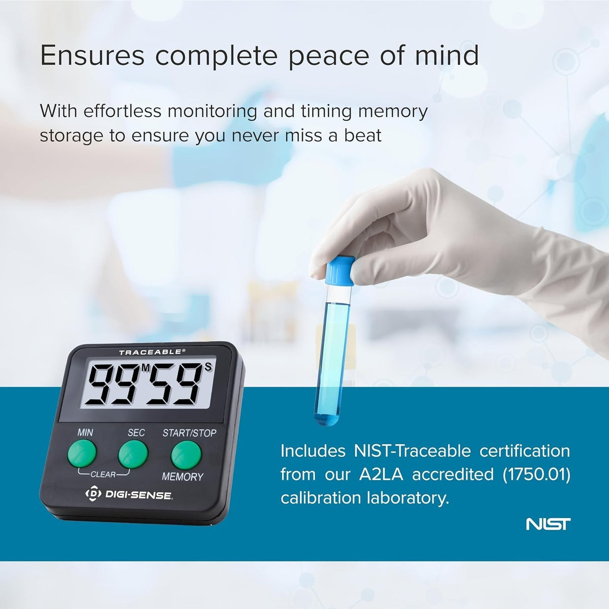 Traceable Electronic Alarm Timer, 99 Minute/59 Second - 98766-78-Single - LL Medico