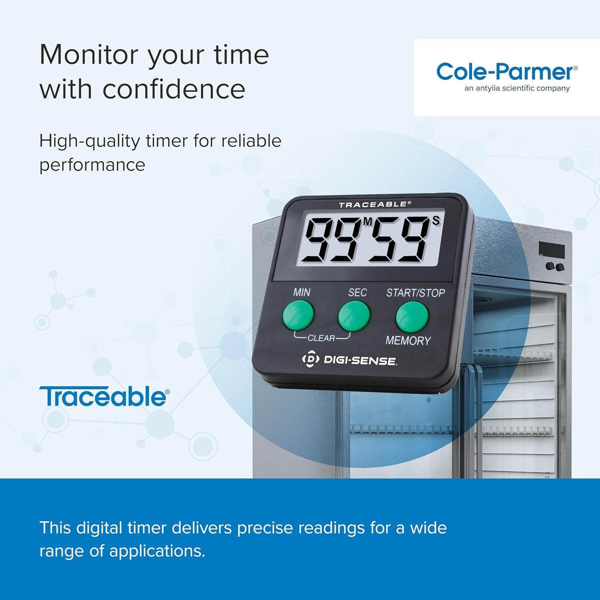Traceable Electronic Alarm Timer, 99 Minute/59 Second - 98766-78-Single - LL Medico