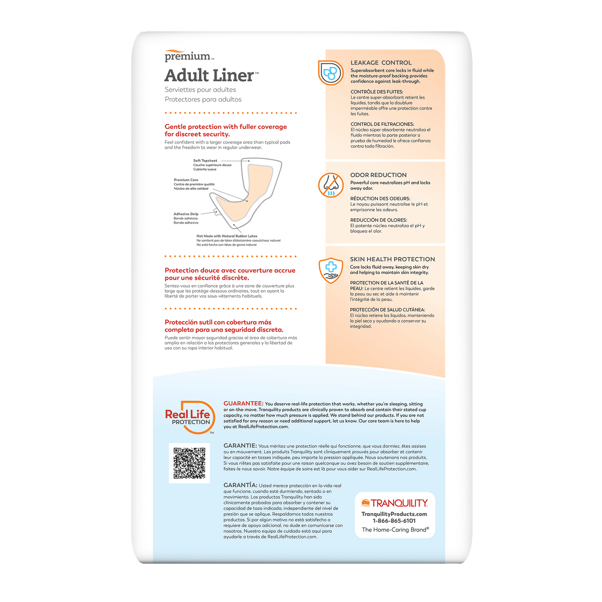 Tranquility Adult Liners - 2078-Pack - LL Medico