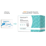 Tranquility Essential Breathable Briefs, Moderate - 2965100-Pack - LL Medico