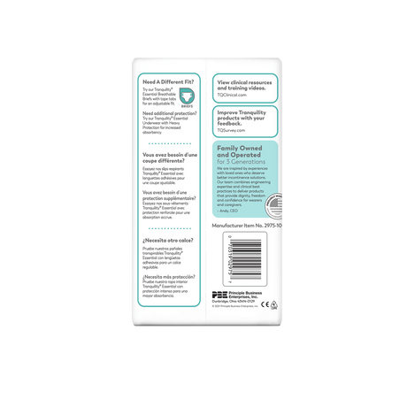 Tranquility Essential Pull On Underwear, Moderate - 2974-Pack - LL Medico