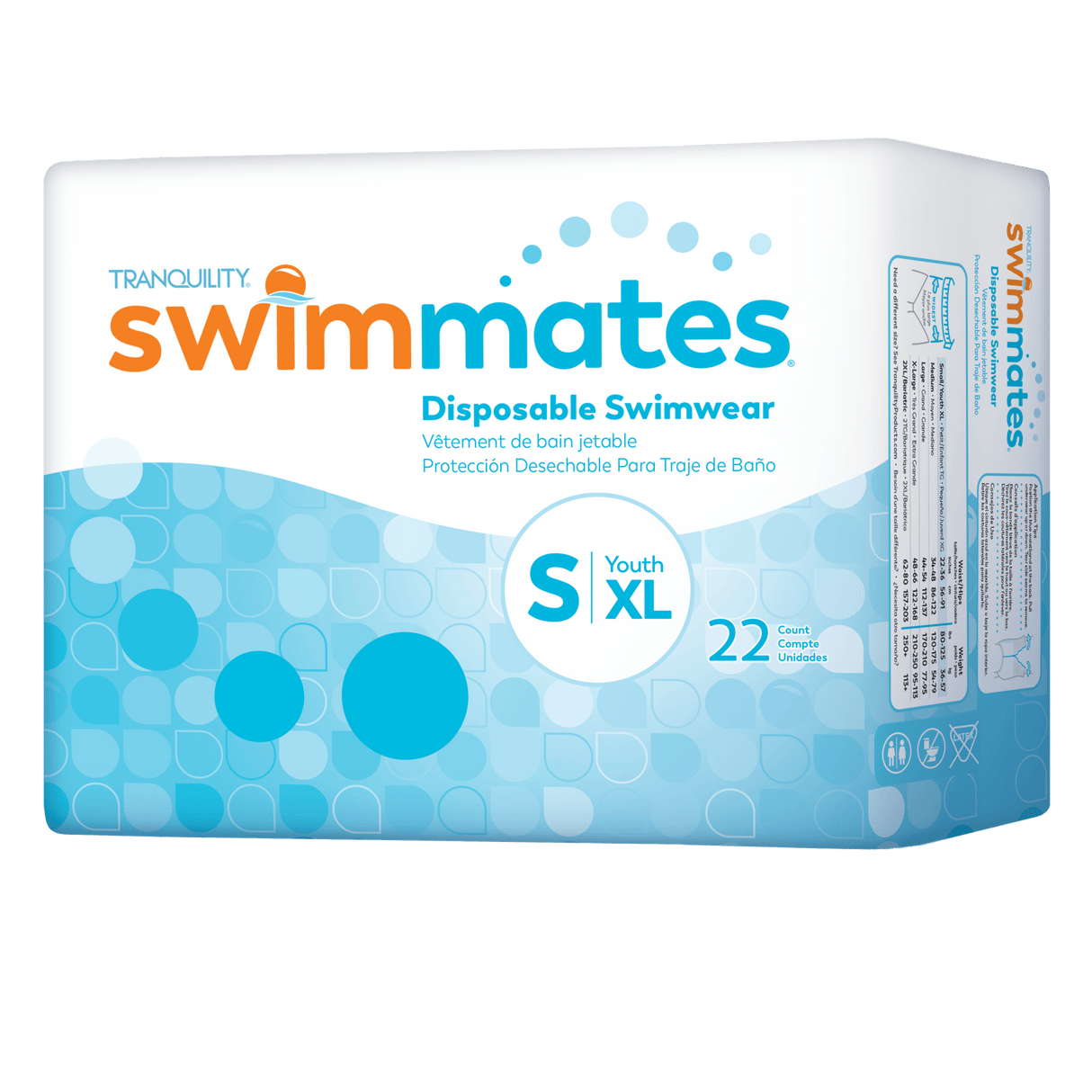 Tranquility Swimmates Disposable Swim Diapers - 2844-Sample - LL Medico