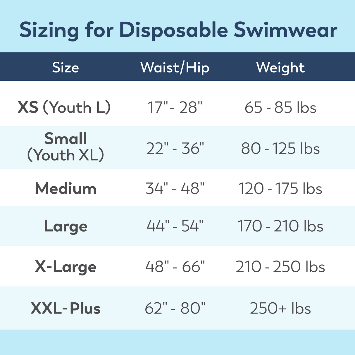 Tranquility Swimmates Disposable Swim Diapers - 2845-Sample - LL Medico
