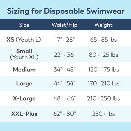 Tranquility Swimmates Disposable Swim Diapers - 2845-Sample - LL Medico
