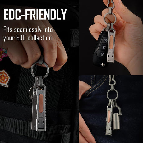 Trim Fingernail Clippers With Keychain - 720-Single - LL Medico
