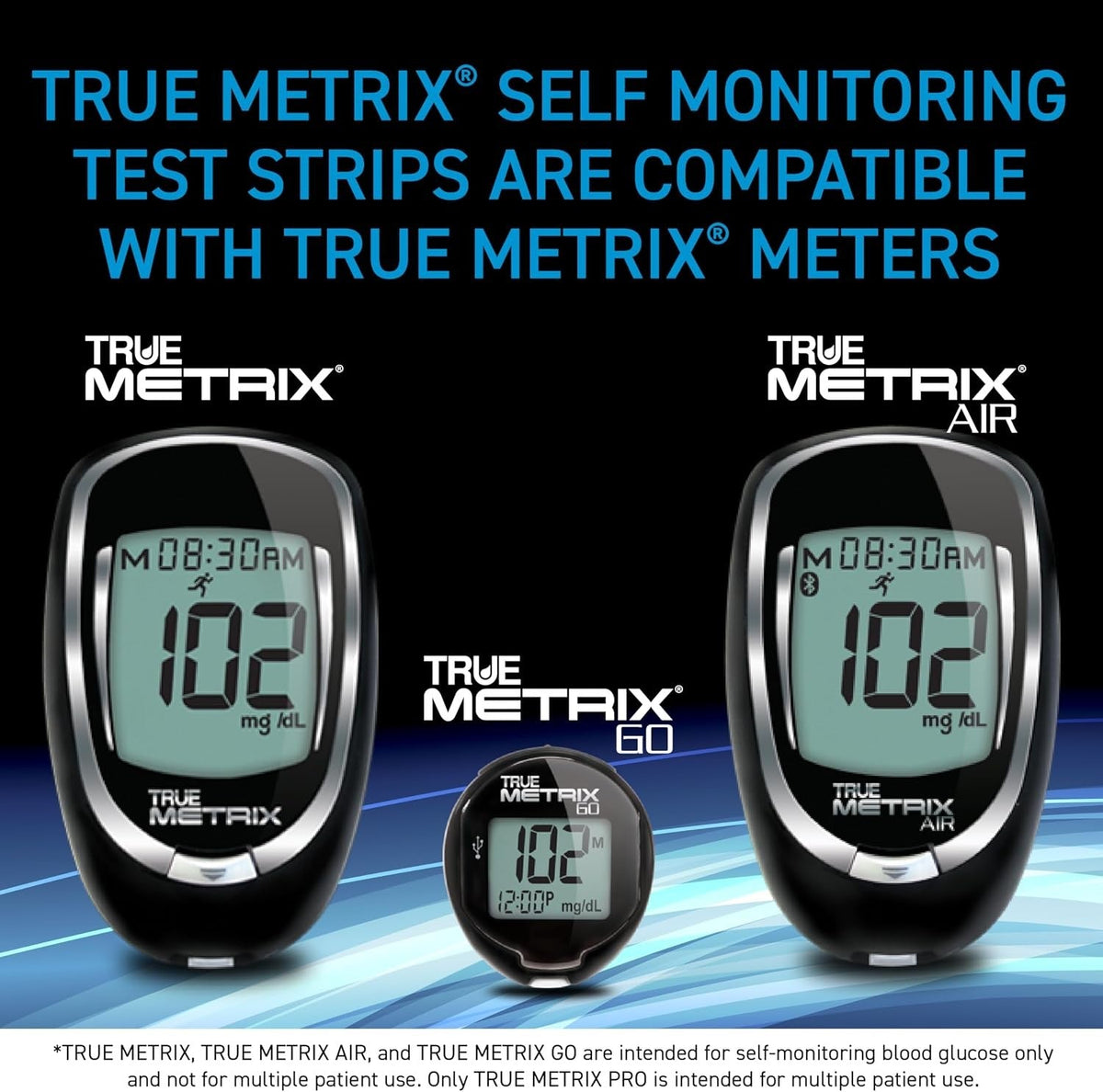 Trividia Health True Metrix Blood Glucose Test Strips, 50 Count - R3H01-350-Box - LL Medico