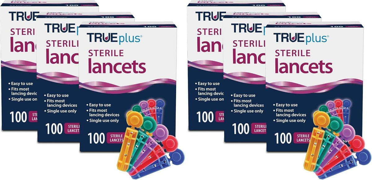 Trividia Health TRUEplus Twist Off Cap Lancets, 33 Gauge - 743533-Box - LL Medico