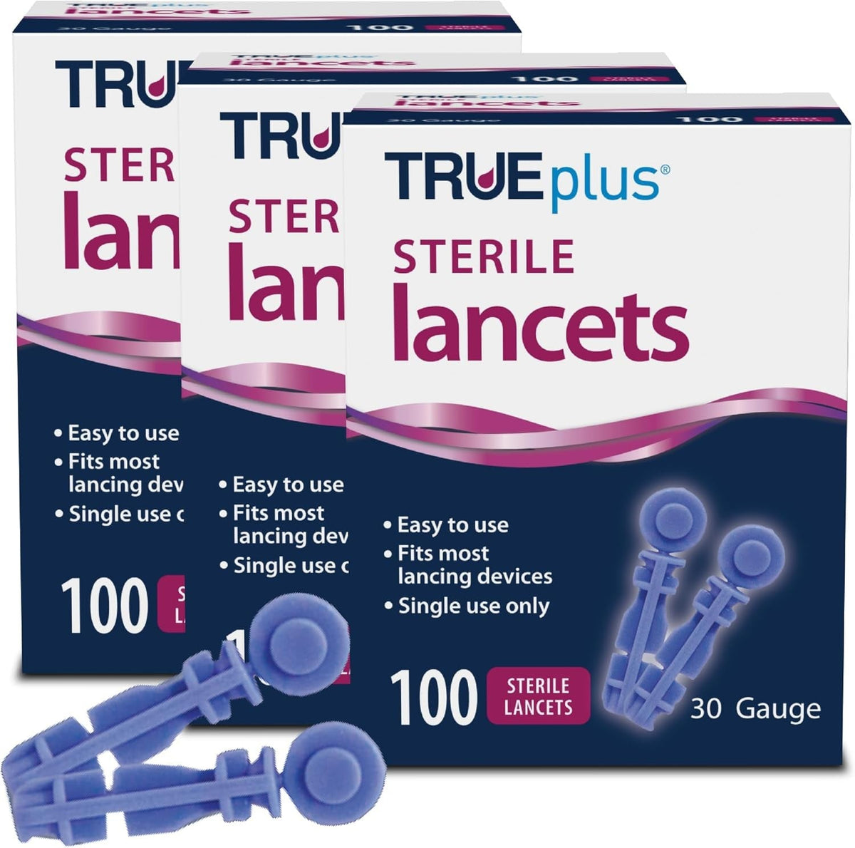 Trividia Health TRUEplus Twist Off Cap Lancets, 33 Gauge - 743533-Box - LL Medico