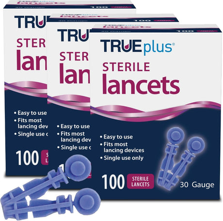 Trividia Health TRUEplus Twist Off Cap Lancets, 33 Gauge - 743533-Box - LL Medico