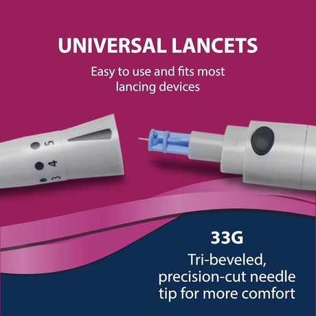 Trividia Health TRUEplus Twist Off Cap Lancets, 33 Gauge - 743533-Box - LL Medico