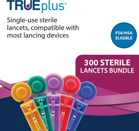 Trividia Health TRUEplus Twist Off Cap Lancets, 33 Gauge - 743533-Box - LL Medico