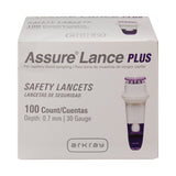 Trividia Health TRUEplus Twist Top Lancets, 28 Gauge, 100 Count - 743500-Box - LL Medico