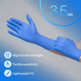 Tronex New Age 9128 Series Powder-Free Nitrile Exam Gloves, Violet-Blue - 9128-20-Box - LL Medico