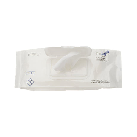 TrueCare Premoistened Cleanroom Wipe, Surface Disinfectant Cleaner, Sterile, Alcohol Scent, 9 x 9" - TCBWALC30-Single - LL Medico