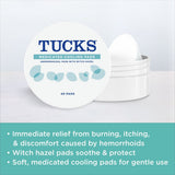 TUCKS Medicated Cooling Pads for Hemorrhoid Relief - 4138800732 - LL Medico