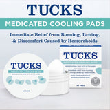 TUCKS Medicated Cooling Pads for Hemorrhoid Relief - 4138800732 - LL Medico
