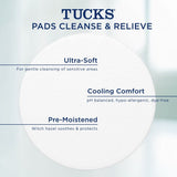 TUCKS Medicated Cooling Pads for Hemorrhoid Relief - 4138800732 - LL Medico