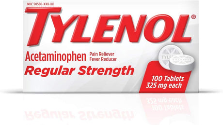 Tylenol Regular Strength Acetaminophen Pain Relief, 325 mg, Tablet - 304966000-Bottle - LL Medico