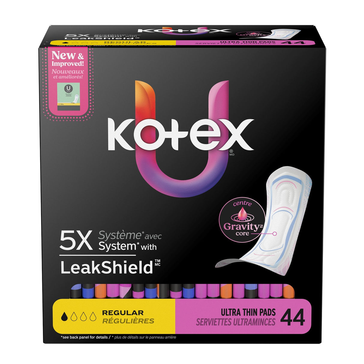 U by Kotex Feminine Pad - 58319-Pack - LL Medico