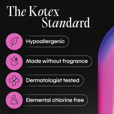 U by Kotex Maxi Feminine Pads, Heavy Absorbency, Fragrance-Free - 58227-Pack - LL Medico