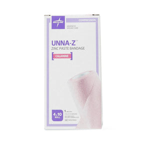 Unna-Z Unna Boot Bandage with Zinc Oxide and Calamine, Non-Sterile, 4" x 10 Yard - NONUNNA4-Single - LL Medico