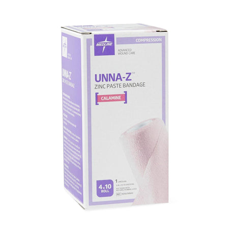 Unna-Z Unna Boot Bandage with Zinc Oxide and Calamine, Non-Sterile, 4" x 10 Yard - NONUNNA4-Single - LL Medico