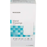 McKesson White Adhesive Dressing, 4 x 8 Inch