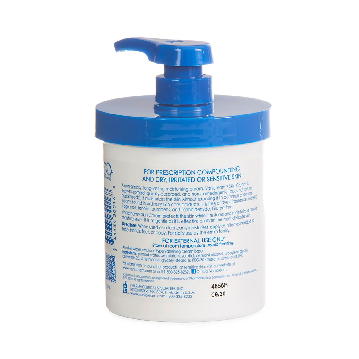 Vanicream Hand and Body Moisturizer, 16-ounce Pump Bottle