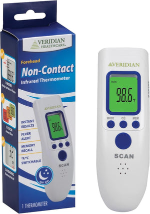 Veridian Non-Contact Infrared Thermometer, LCD Display - 09-183-Single - LL Medico