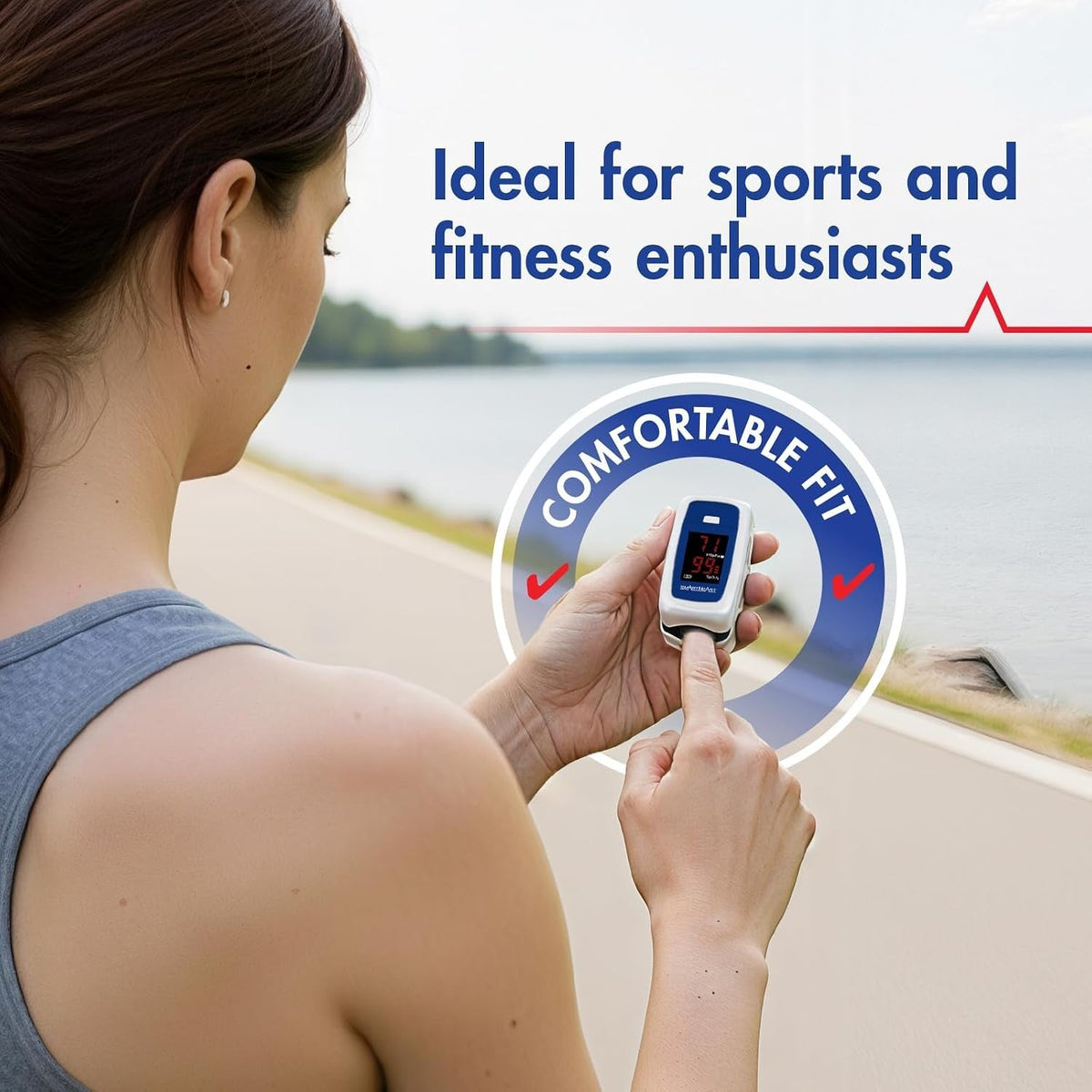 Veridian SmartHeart Fingertip Pulse Oximeter, Adult - 11-50K-Single - LL Medico
