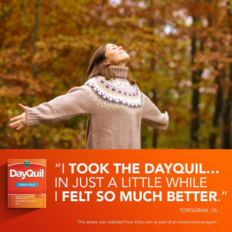 Vicks DayQuil Cold & Flu, 24 ct liquicaps - 37000055824 - LL Medico