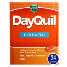 Vicks DayQuil Cold & Flu, 24 ct liquicaps - 37000055824 - LL Medico