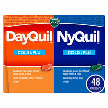 Vicks DayQuil & NyQuil Cold & Flu Relief Co - Pack, 48 LiquiCaps - 32390001452 - LL Medico