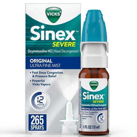 Vicks Sinex Severe Nasal Decongestant Spray - 32390002325 - LL Medico