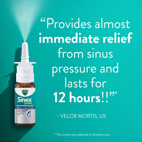 Vicks Sinex Severe Nasal Decongestant Spray - 32390002325 - LL Medico
