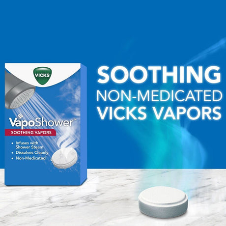 Vicks VapoShower Soothing Vapors - 32390004052 - LL Medico