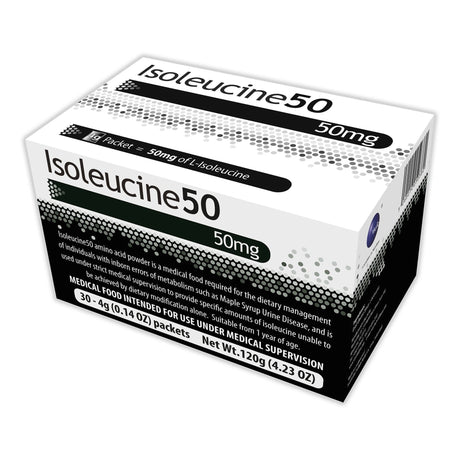 Vitaflo Isoleucine50 Medical Food Powder, Unflavored, 4 Gram Packet - 812539021001-Single - LL Medico