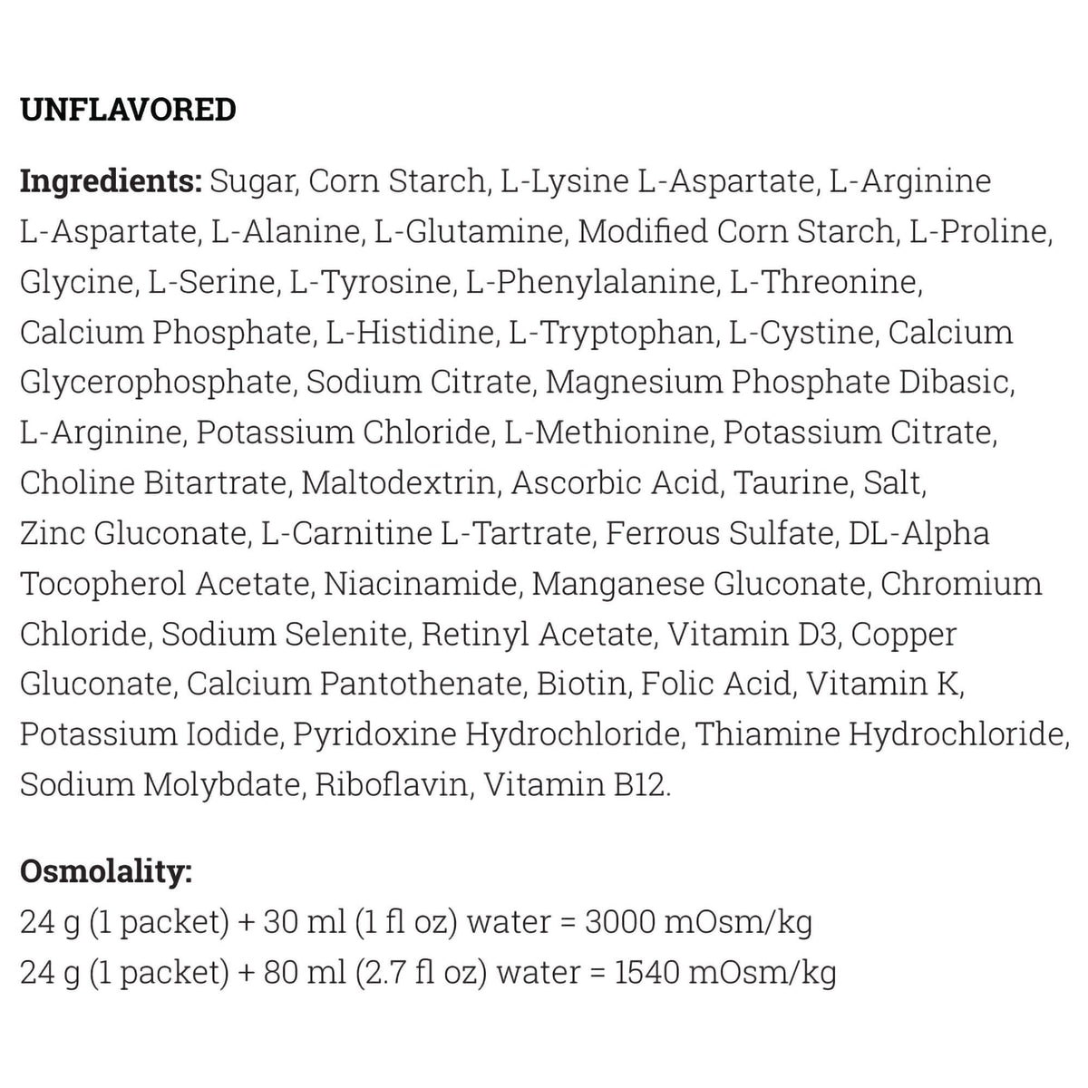 Vitaflo MSUD Gel Oral Supplement, Unflavored, 24 Gram - 812539020042-Single - LL Medico
