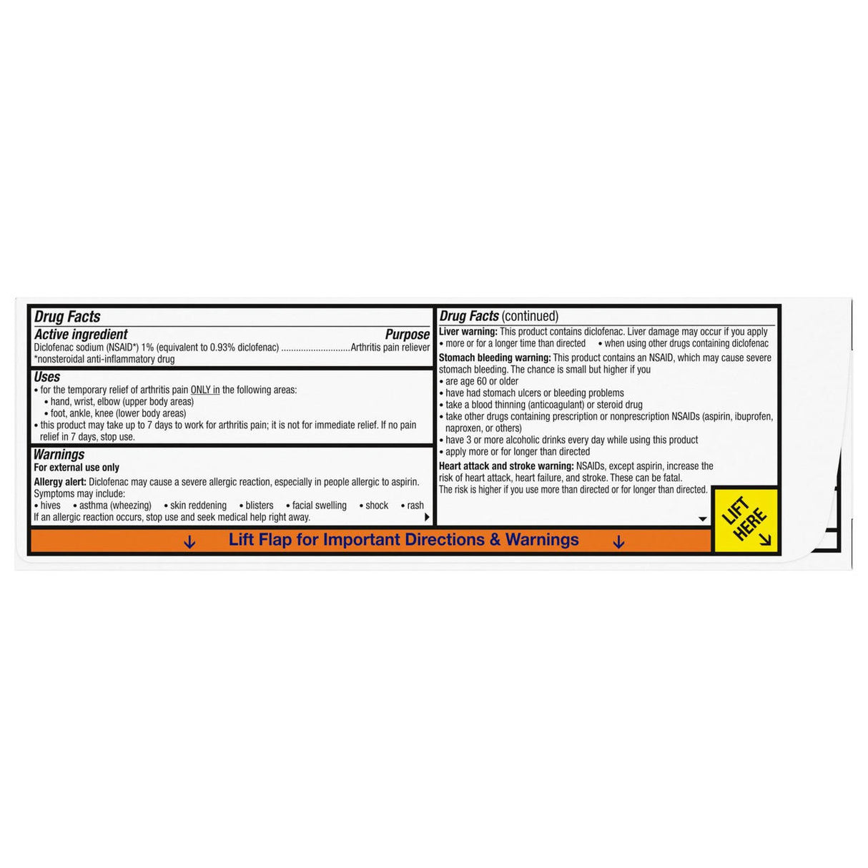 Voltaren Topical Arthritis Pain Relief Gel - 67815202 - LL Medico