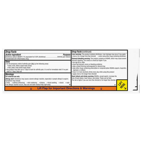 Voltaren Topical Arthritis Pain Relief Gel - 67815202 - LL Medico