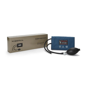 W.A. Baum Calibrated V-Lok Blood Pressure Cuff and Bulb, Large Adult - 1825-Single - LL Medico