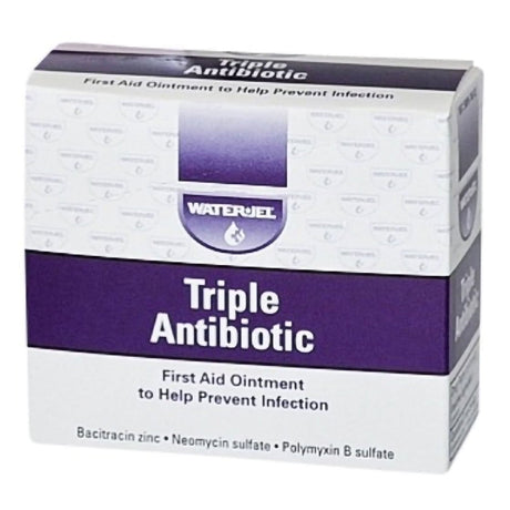 Water Jel First Aid Antibiotic Ointment, Bacitracin, Neomycin, Polymyxin B, 0.9 g - WJTA1728.00.000-Single - LL Medico