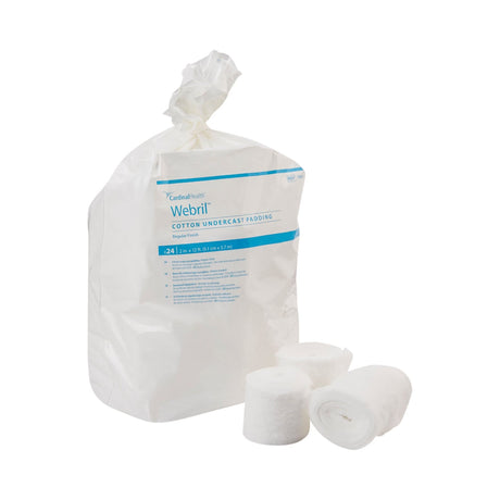 Webril Undercast Cast Padding, Cotton, White, Nonsterile - 1418-Single - LL Medico